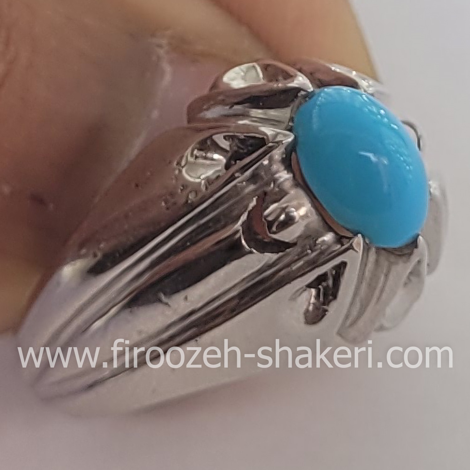 انگشتر فیروزه نیشابور عجمی